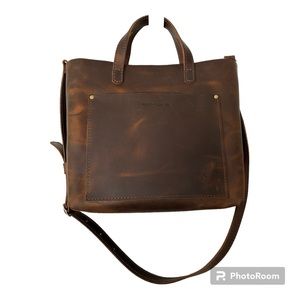 Portland Leather Goods medium classic crossbody in canyon (new)